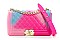 QUILTED MULTI COLOR JELLY SHOULDER BAG