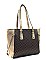 Monogrammed Color-block Shopper Handbags