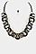 RING LINK FASHION NECKLACE SET