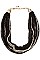 FABRIC MESH & CHAIN NECKLACE