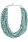 FABRIC MESH & CHAIN NECKLACE