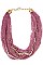 FABRIC MESH & CHAIN NECKLACE