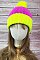 A dozen(12 units) assorted neon beanies as one pack
