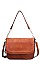 MAISY PEBBLED VEGAN LEATHER CROSSBODY BAG