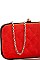 LUXURY STRUCTURED CUTE CLUTCH WITH CHAIN
