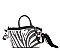 Zebra Pattern Style Satchel Handbags