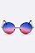 2 Tone Gradient Round Sunglasses