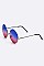 2 Tone Gradient Round Sunglasses