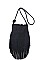 STYLISH WINONA SUEDE LAYERED FRINGE CROSSBODY BAG JY10888ML