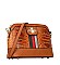 2-in-1Queen Bee Stripe Alligator Cross-Body Set