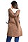 REVERSIBLE FAUX SHERPA VEST