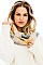 Pack of 12 Pcs Assorted Color Plaid Pattern Infinity Scarves