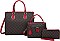 3 IN 1 FASHION MONOGRAM SATCHEL SET