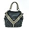 AMAZING QUALITY RHINESTONE ACCENTED TOTE