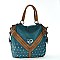 AMAZING QUALITY RHINESTONE ACCENTED TOTE