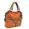 AMAZING QUALITY RHINESTONE ACCENTED TOTE