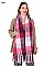 Plaid Pattern Multi Tone Scarf