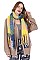 Plaid Pattern Multi Tone Scarf