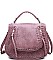 LUXURY KHLOE SADDLE SATCHEL BAG