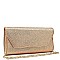 STYLISH VEGAN LEATHER ELECTRA METALLIC CLUTCH JY12285A