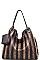 FAUX PYTHON LUXURY AMARA HOBO BAG