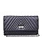 CHIC SMOOTH VEGAN LEATHER MICHELLE QUILTED FASHION CLUTCH BAG JY12562