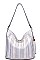 CHIC MARBLED VEGAN LEATHER LUXURY NICOLA HOBO BAG JY12849