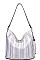 CHIC MARBLED VEGAN LEATHER LUXURY NICOLA HOBO BAG JY12849