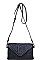 STYLISH TEXTURED VEGAN LEATHER HADLEY CROSSBODY BAG JY12901