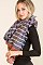 Plaid Pattern Oversized Blanket Scarves
