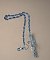 Trendy Cross Pants Chain Belt Chain