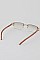 Pack of 12 Retro Rimless Sunglasses with Rhinestones