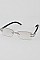 Pack of 12 Retro Rimless Sunglasses with Rhinestones