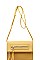 LUXURY ELLIE FAUX LEATHER CROSSBODY SLING BAG JY-13149ML