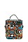 Fashion Snake Print Bucket Shape Crossbody Bag