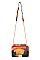 Trendy Tie Dye Rectangular Shoulder Bag