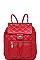 STYLISH QUILTED VEGAN LEATHER LUXURY MONROE BACKPACK JY13653A