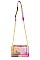 Stylish Quilted Rectangular Tie Dye Shoulder Bag