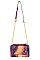 Stylish Quilted Rectangular Tie Dye Shoulder Bag