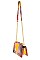 Stylish Quilted Rectangular Tie Dye Shoulder Bag