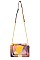 Stylish Quilted Rectangular Tie Dye Shoulder Bag
