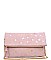 GLITTERY STARRED LUXURY NORTH CLUTCH BAG WITH SLING CHAIN JY-14220ML