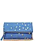 GLITTERY STARRED LUXURY NORTH CLUTCH BAG WITH SLING CHAIN JY-14220ML