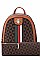 QUEEN BEE STRIPE BACKBAG  WALLET SET