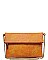 FAUX LEATHER LUXURY POPPY CLUTCH BAG WITH CHAIN SLING JY-14686ML