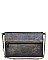FAUX LEATHER LUXURY POPPY CLUTCH BAG WITH CHAIN SLING JY-14686ML