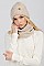 Pack of 12 Stylish Assorted Color Beanie & Infinity Scarf Set