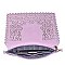 STYLISH LASER CUT LUXURY VALENTINA CLUTCH BAG WITH SLING STRAP JY-15196ML