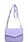 CHIC LUXURY TATE-PERFORATED CROSSBODY BAG JY-15399ML