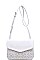 CHIC LUXURY TATE-PERFORATED CROSSBODY BAG JY-15399ML